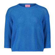 Casual Grofgebreide Trui Betty Barclay , Blue , Dames