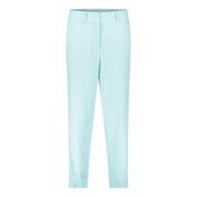 Elegant High-Waist Broek met Zakken Betty & Co , Blue , Dames