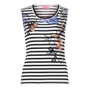 Gestreepte Ribgebreide Top Betty Barclay , Multicolor , Dames