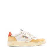 Witte Panelled Lage Top Sneakers Autry , Multicolor , Heren