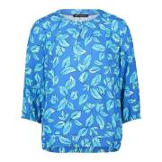 Dierenprint Slip Blouse Betty Barclay , Blue , Dames