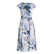 Chiffon Zomerjurk met Ruches Betty Barclay , Multicolor , Dames