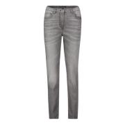 Stone-Washed Slim Fit Jeans Betty Barclay , Gray , Dames