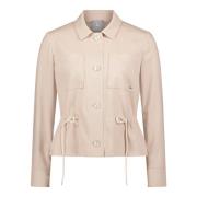 Casual jas met zakken Betty & Co , Beige , Dames