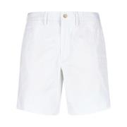 Witte Katoenmix Shorts met Geborduurd Logo Ralph Lauren , White , Here...