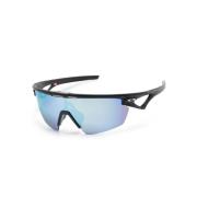 Zwarte Oversize Spiegelende Zonnebril Oakley , Blue , Unisex