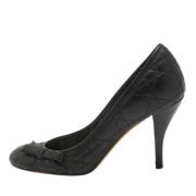 Pre-owned Leather heels Dior Vintage , Black , Dames