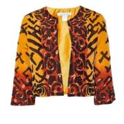 Pre-owned Silk outerwear Oscar De La Renta Pre-owned , Multicolor , Da...