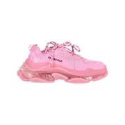 Pre-owned Polyester sneakers Balenciaga Vintage , Pink , Dames