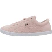 Flag Lace-Up Sneakers Tommy Hilfiger , Pink , Dames