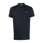 Blauw Polo Shirt met korte mouwen Ralph Lauren , Blue , Heren