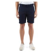 Slim Fit Stretch Katoenen Bermuda Shorts Tommy Jeans , Blue , Heren