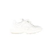 Pre-owned Canvas sneakers Gucci Vintage , White , Dames