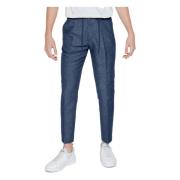 Blauwe ritsbroek met zakken Antony Morato , Blue , Heren