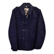Pre-owned Cotton outerwear Burberry Vintage , Blue , Heren
