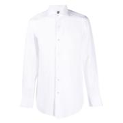 Italiaans Linnen Overhemd Finamore , White , Heren