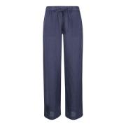 Blauwe Stijlvolle Broek Fay , Blue , Dames