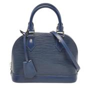 Pre-owned Leather louis-vuitton-bags Louis Vuitton Vintage , Blue , Da...