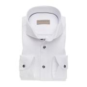Wit Tailored Fit Strijkvrij Overhemd John Miller , White , Heren