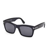 Black Smoke Sunglasses Nico FT 1064 Tom Ford , Black , Heren