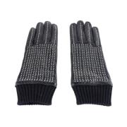 Zwarte Mannen Handschoenen Clt.003 Cavalli Class , Black , Dames