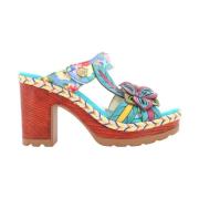 Turquoise Sandalen voor Vrouwen Laura Vita , Multicolor , Dames