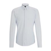 Witte Slim Fit Jersey Shirt Roan Hugo Boss , Multicolor , Heren