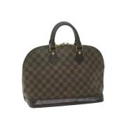 Pre-owned Canvas handbags Louis Vuitton Vintage , Brown , Dames