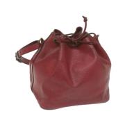 Pre-owned Leather louis-vuitton-bags Louis Vuitton Vintage , Red , Dam...