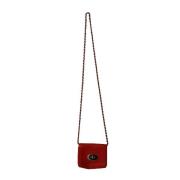 Pre-owned Leather shoulder-bags Mulberry Pre-owned , Red , Dames