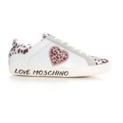 Ponyskin Vetersneakers Love Moschino , Multicolor , Dames