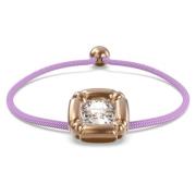 Dulcis Armband Kussen Geslepen, Roségoud Swarovski , Purple , Dames