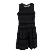 Pre-owned Wool dresses Oscar De La Renta Pre-owned , Black , Dames