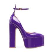 Elektrisch Violet Platform Pumps Valentino Garavani , Purple , Dames