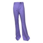 Marlenehose Paarse Anzughose Dames Flieder Hugo Boss , Purple , Dames