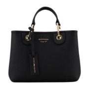 Kleine MyEA Shopper Tas Emporio Armani , Black , Dames