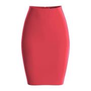 Pencil Skirts Guess , Red , Dames