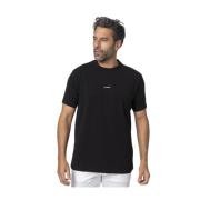 Zwart Logo T-shirt Korte Mouw Stretch Karl Lagerfeld , Black , Heren
