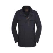 Waterafstotende field jacket Manolo-Kn Moorer , Blue , Heren
