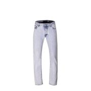 Blauwe Denim Regular Fit Broek Moorer , Blue , Heren