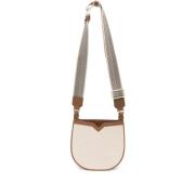 Kleine Hobo Weekendtas Valextra , Beige , Dames