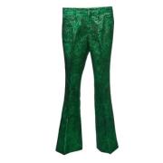 Pre-owned Fabric bottoms Gucci Vintage , Green , Dames