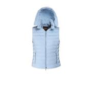 Iridescent Down Vest Moorer , Blue , Dames