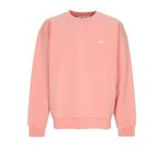 Crewneck Sweatshirt Pigment Shell Pink Obey , Pink , Heren