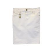 Pre-owned Cotton bottoms Gucci Vintage , White , Dames