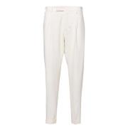 Rebel Tapered Wool Pants PT Torino , White , Heren