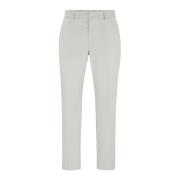 Parel Grijs Elastische Taille Broek Boss , Gray , Heren