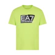 Minimalistisch T-shirt met korte mouwen Emporio Armani EA7 , Green , H...