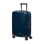 Nuon Trolley Koffer Samsonite , Blue , Unisex