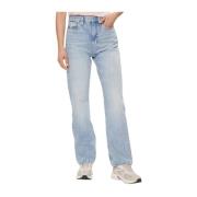 Klassieke Denim Jeans Collectie Calvin Klein Jeans , Blue , Dames